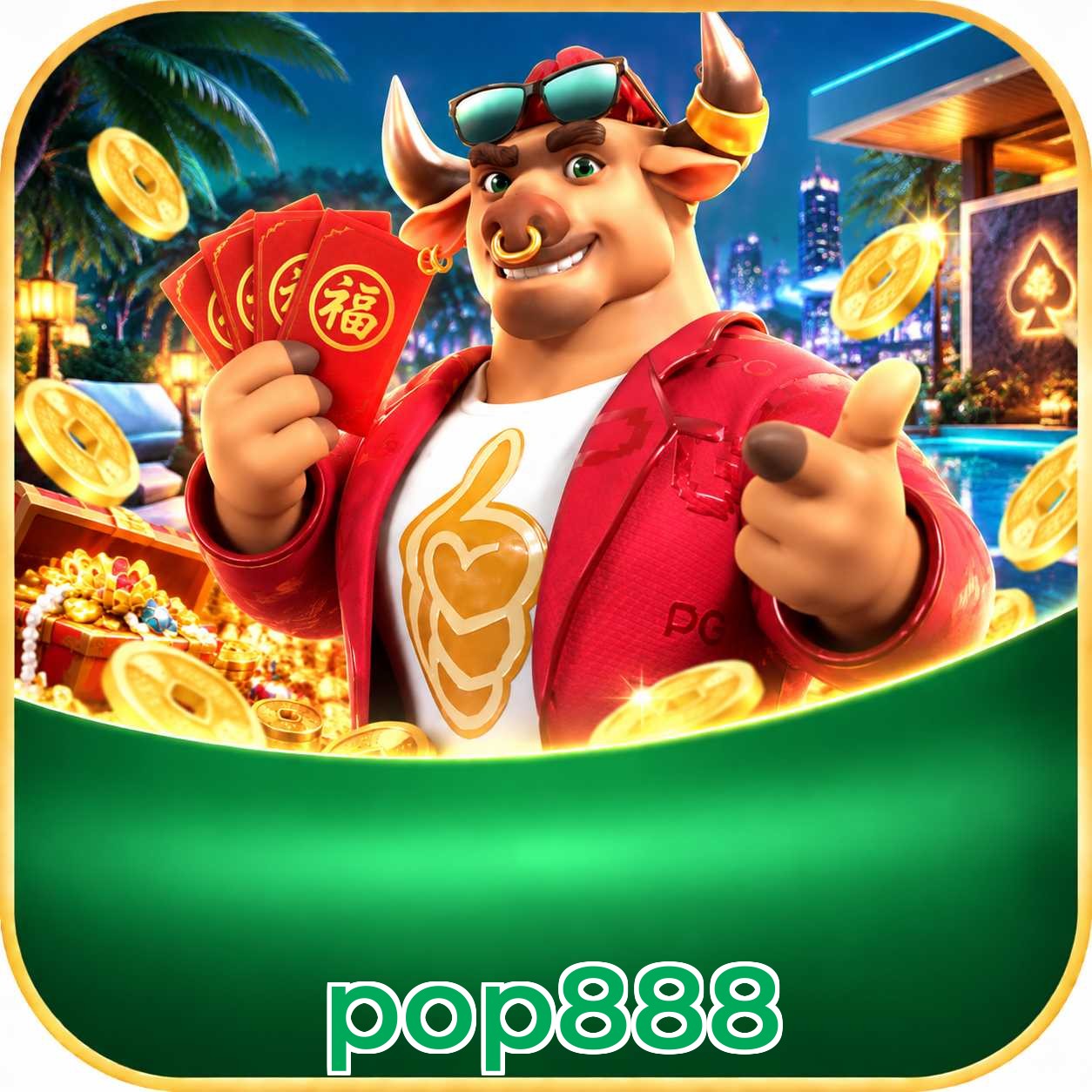 pop888 Logo