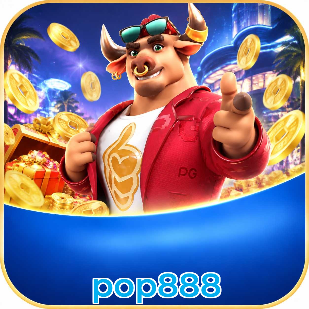 pop888 Logo